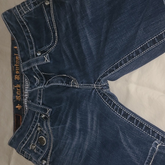 ROCK REVIVAL JEANS BOOT CUT CUT 29 X 31 RISE 9 - Picture 2 of 6